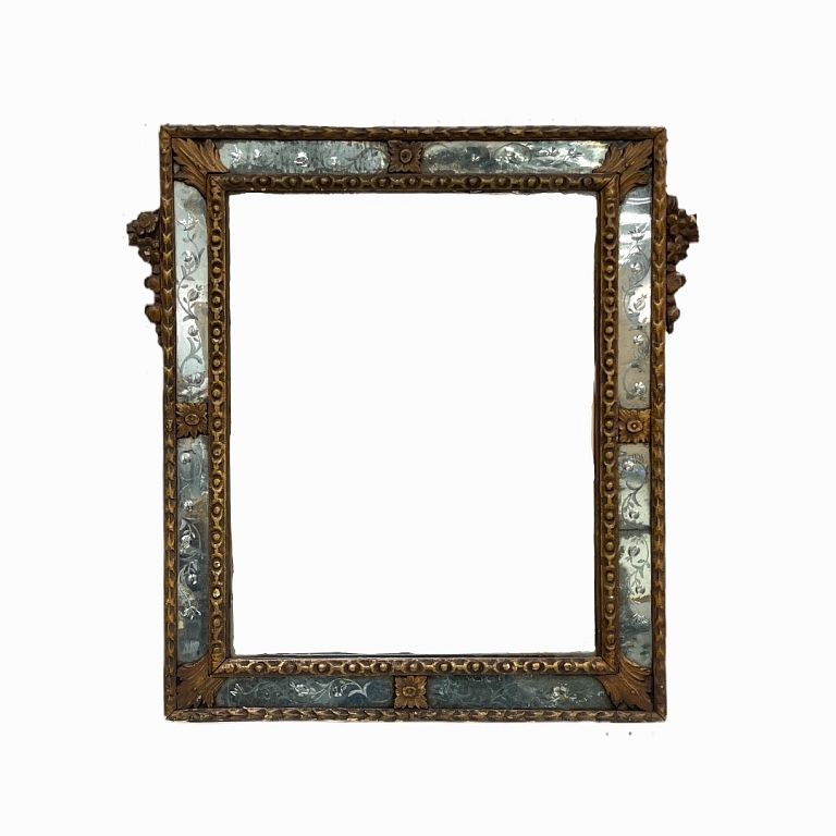 Appraisal: European Beveled Glass Vanity Mirror European Beveled Glass Vanity Mirror