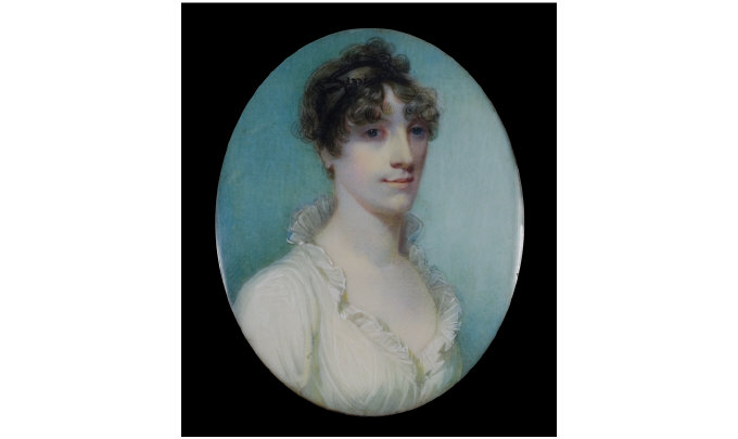 Appraisal: Andrew Robertson R A Scottish - Portrait Miniature A Lady