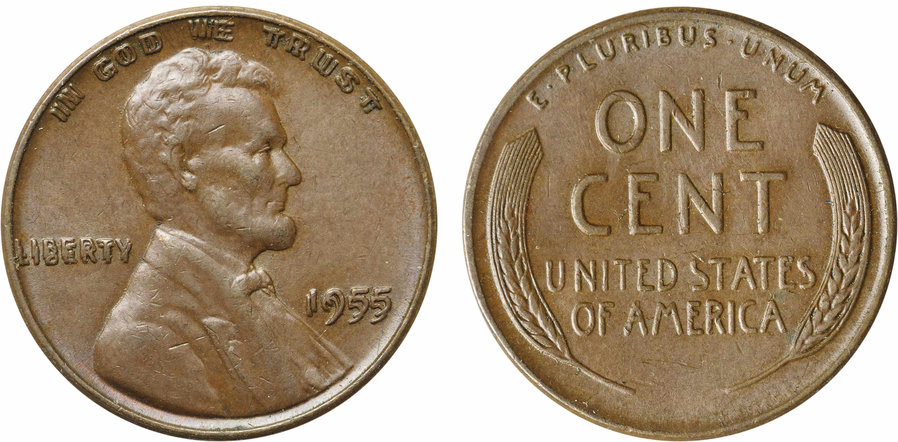 Appraisal: Doubled Die Obverse C Pleasing satiny brown color throughout with