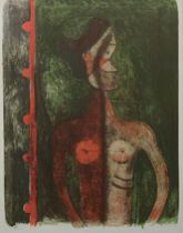 Appraisal: Rufino Tamayo Mexican - Profile of a Woman Limited edition