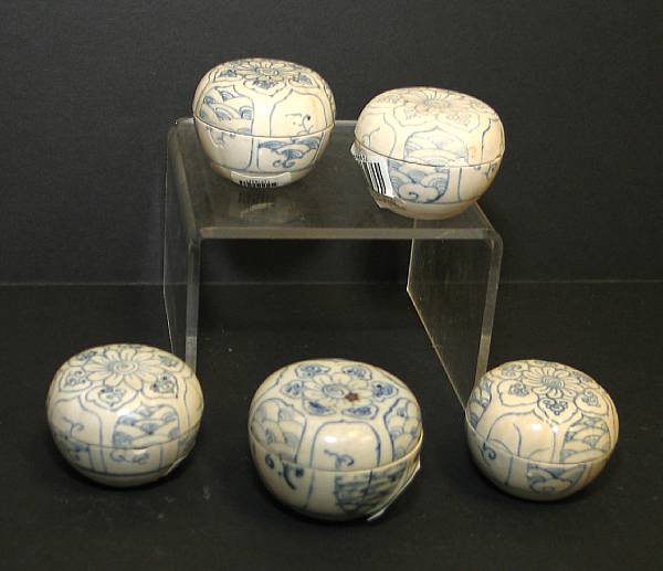 Appraisal: Four cardboard boxes containing ceramics from the Hoi An Hoard