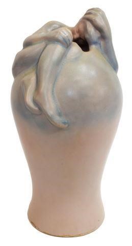 Appraisal: Large Van Briggle Pottery Company Despondency vase late th c