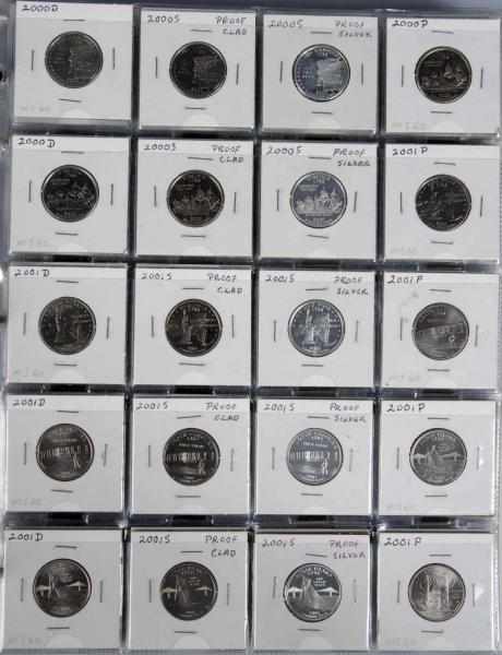 Appraisal: Washington State Quarters Collection Description Includes coins from to proof