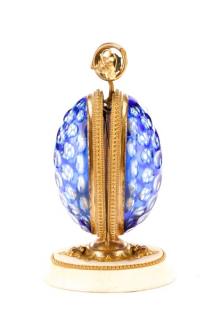 Appraisal: Palais Royal Mechanical Perfume Egg Casket Palais Royal second half