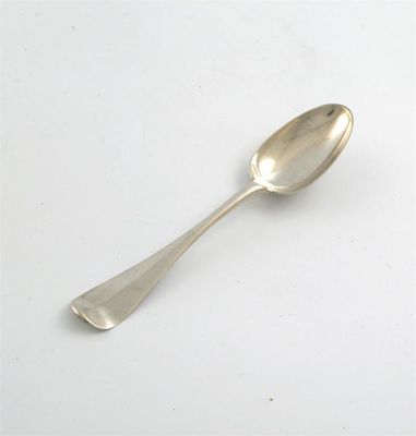 Appraisal: A George III Scottish provincial silver Hanoverian pattern tablespoon by