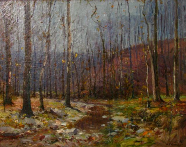 Appraisal: John Elwood Bundy IN - x oil on panel signed