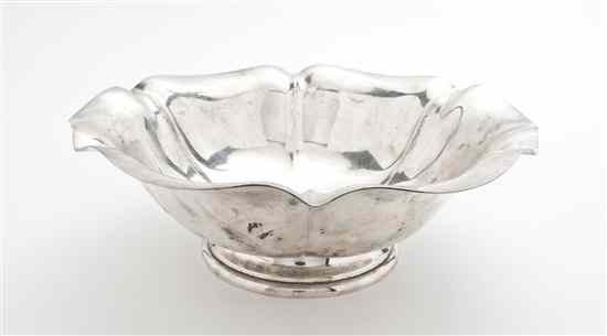 Appraisal: An American Sterling Silver Center Bowl Reed Barton in the