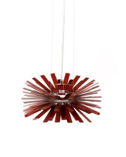 Appraisal: George Kovacs Hanging Red Pendant Light George Kovacs Lighting American