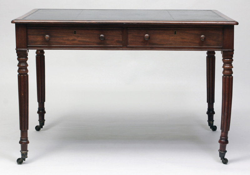 Appraisal: William IV Mahogany Library Table x x in Estimate -