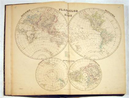 Appraisal: vol World Atlas Kiepert H et al Hand-Atlas der Erde