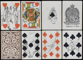 Appraisal: Goodall Son Hand Drawn Transformation Playing Cards England ca Excellent