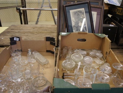 Appraisal: A Collection of glassware to include various drinking glasses ladies