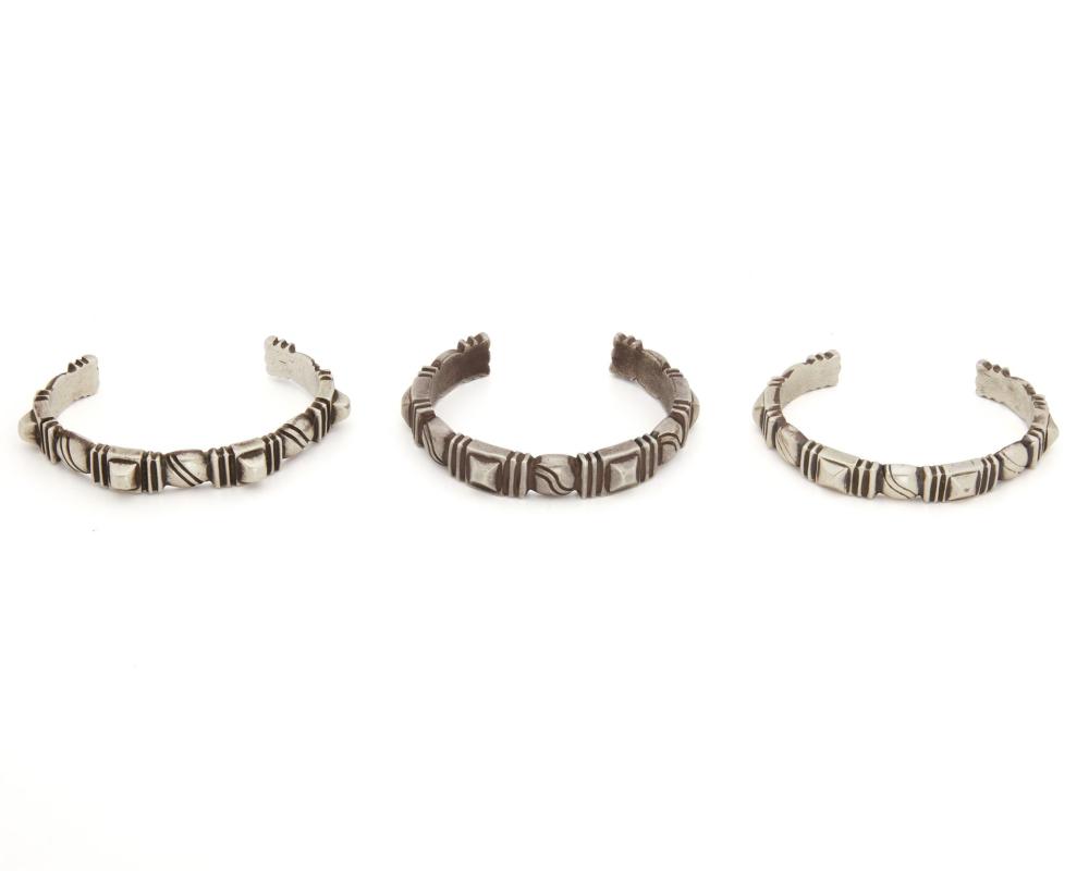 Appraisal: Three William Spratling silver cuff bracelets - and - First