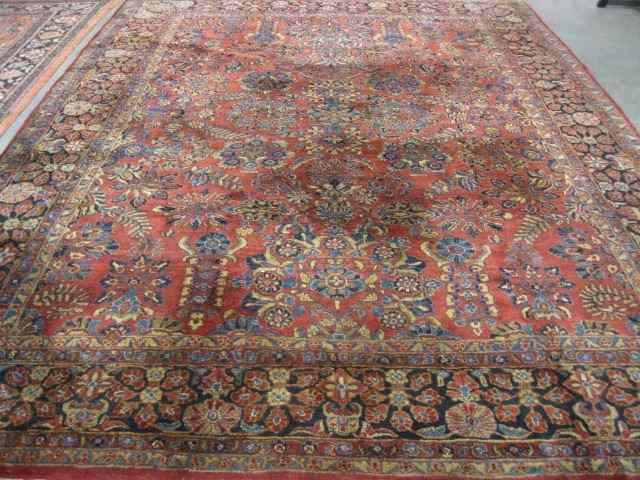 Appraisal: Silk Tabriz Persian Handmade Rug outstanding floral ivory field '