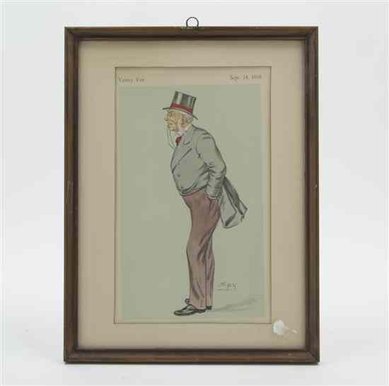 Appraisal: A Collection of Eight Vanity Fair Prints two after Spy