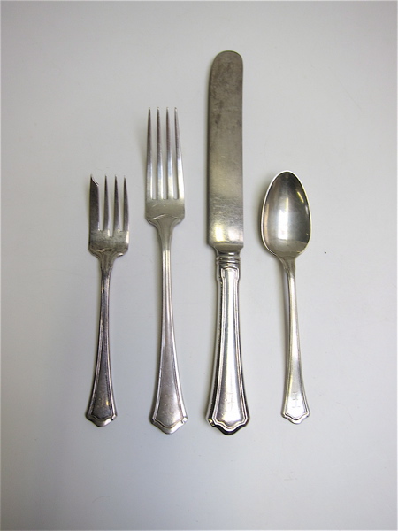 Appraisal: WESTMORLAND STERLING SILVER FLATWARE SET plus storage chest sixty-two pieces