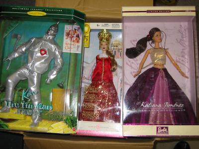 Appraisal: Six boxed Barbie dolls Princess of Imperial Russia Gone Platinum