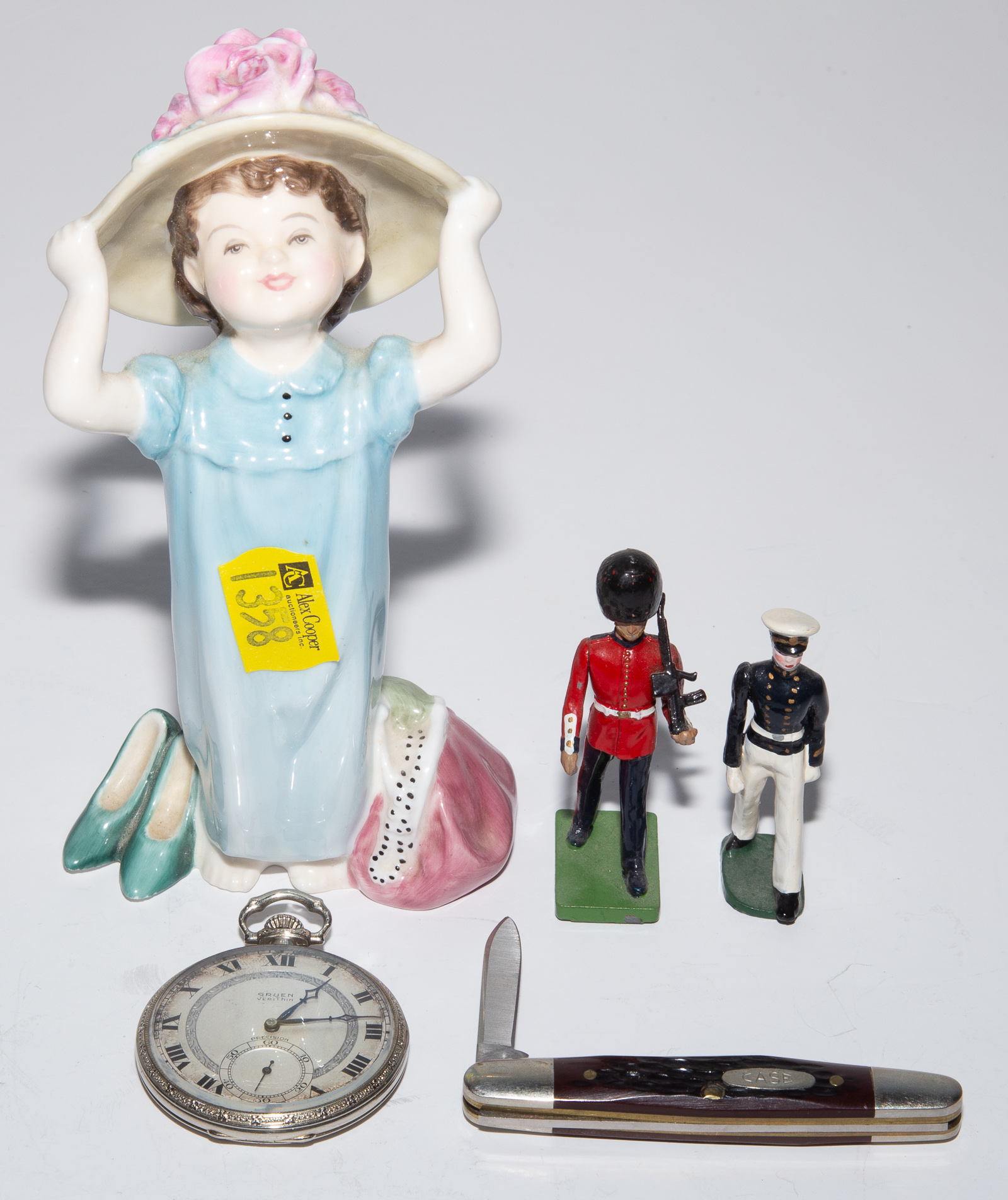 Appraisal: ASSORTED ITEMS Including a Britain Britain style metal figures a