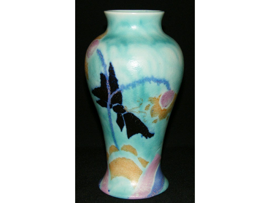 Appraisal: Good Clarice Cliff 'Inspiration Butterfly' Bizarre Meiping vase high