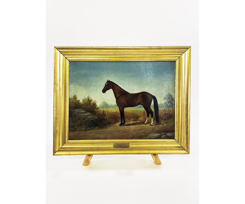 Appraisal: G S Richardson Equine Oil on Canvas G S Richardson