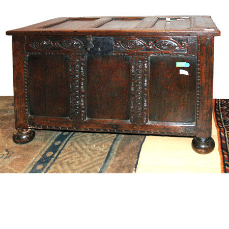 Appraisal: Charles II Oak Coffer Estimate -