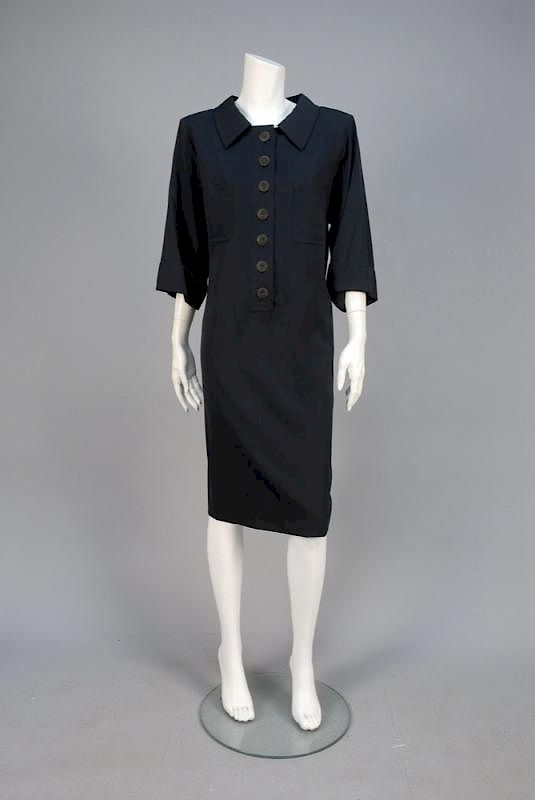 Appraisal: YVES SAINT LAURENT RIVE GAUCHE DEADSTOCK WOOL DAY DRESS s