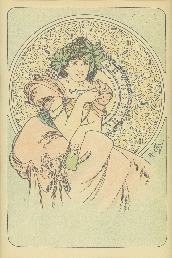 Appraisal: ALPHONSE MUCHA - DICTIONNAIRE DES ARTS D CORATIFS Pl x