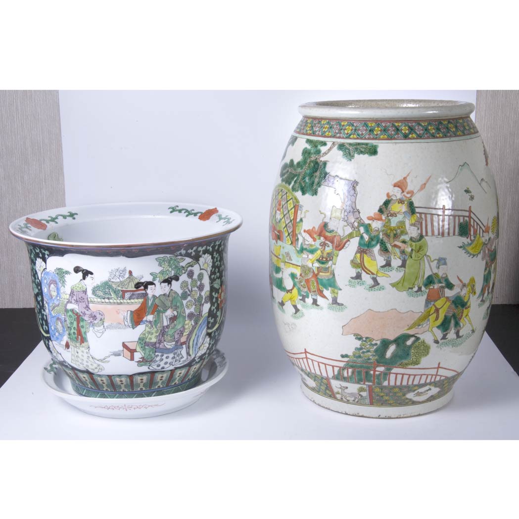 Appraisal: Group of Four Chinese Porcelain Jardinieres