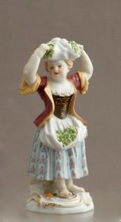 Appraisal: Meissen Porcelain Figure th c of a gardener c Meissen