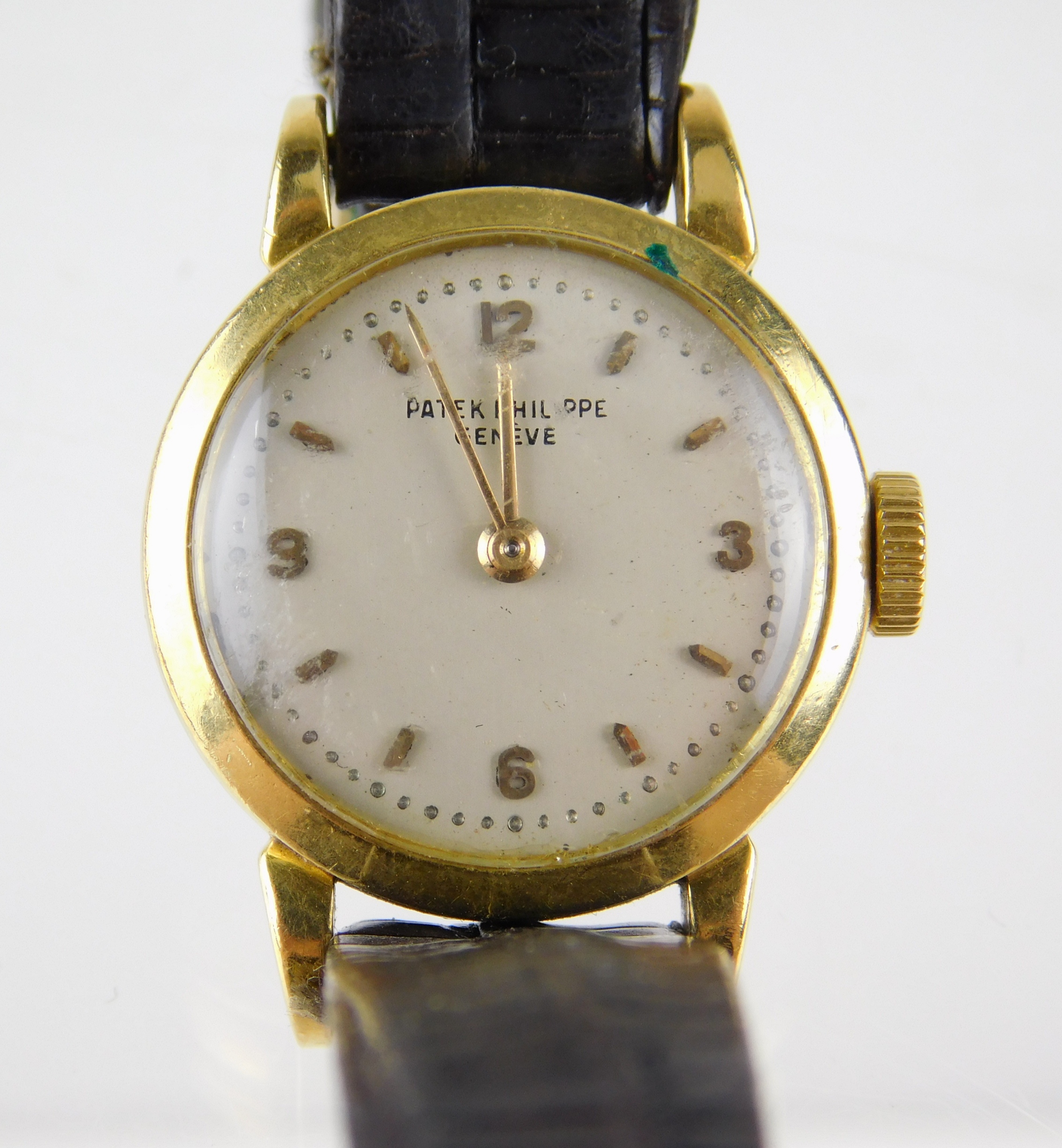 Appraisal: Patek Philippe watch jewels kt gold Reference number and movement