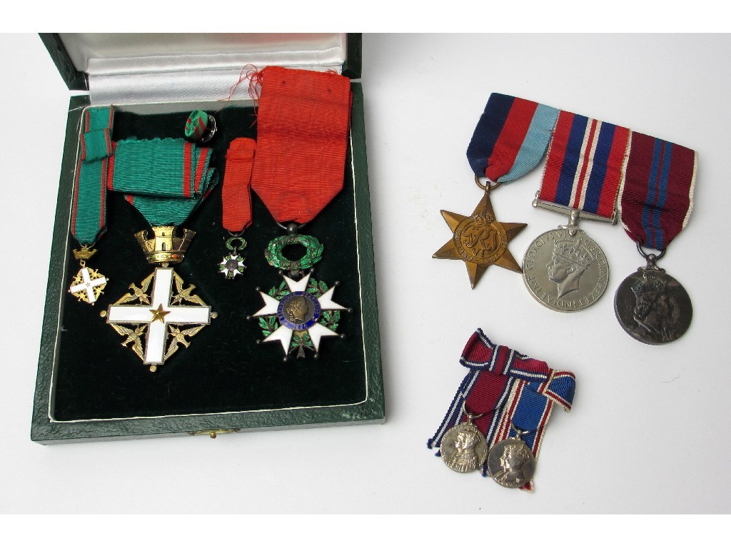 Appraisal: A French Legion d'Honneur pattern with miniature an enamel cross