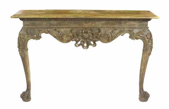 Appraisal: A George II Style Console Table having a rectangular top