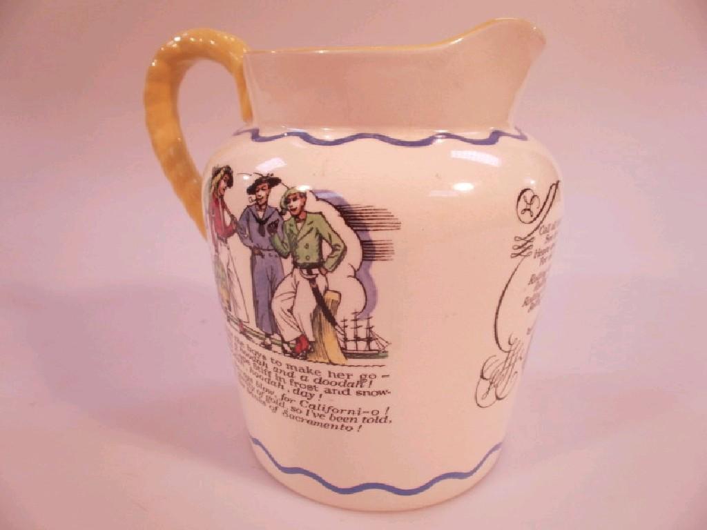 Appraisal: A Royal Doulton 'Sea Shanty Jug' reg no and no