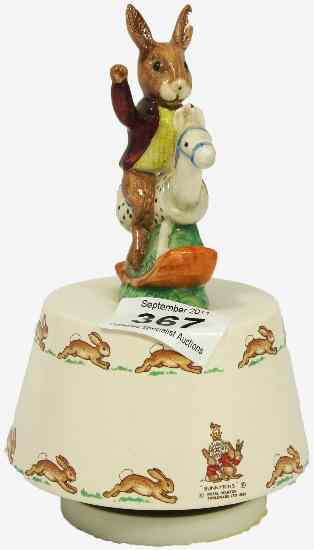 Appraisal: Royal Doulton Bunnykins Musical Figure William Playing Rock a Bye