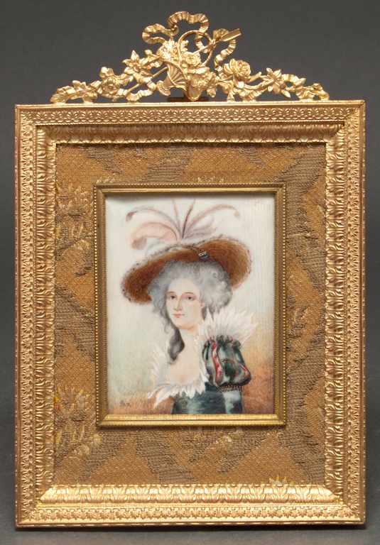 Appraisal: Continental School th century Portrait of an th century noblewoman