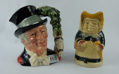 Appraisal: Royal Doulton character jug Ring Master D and Woods Toby