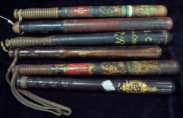 Appraisal: Sundry police and other truncheons