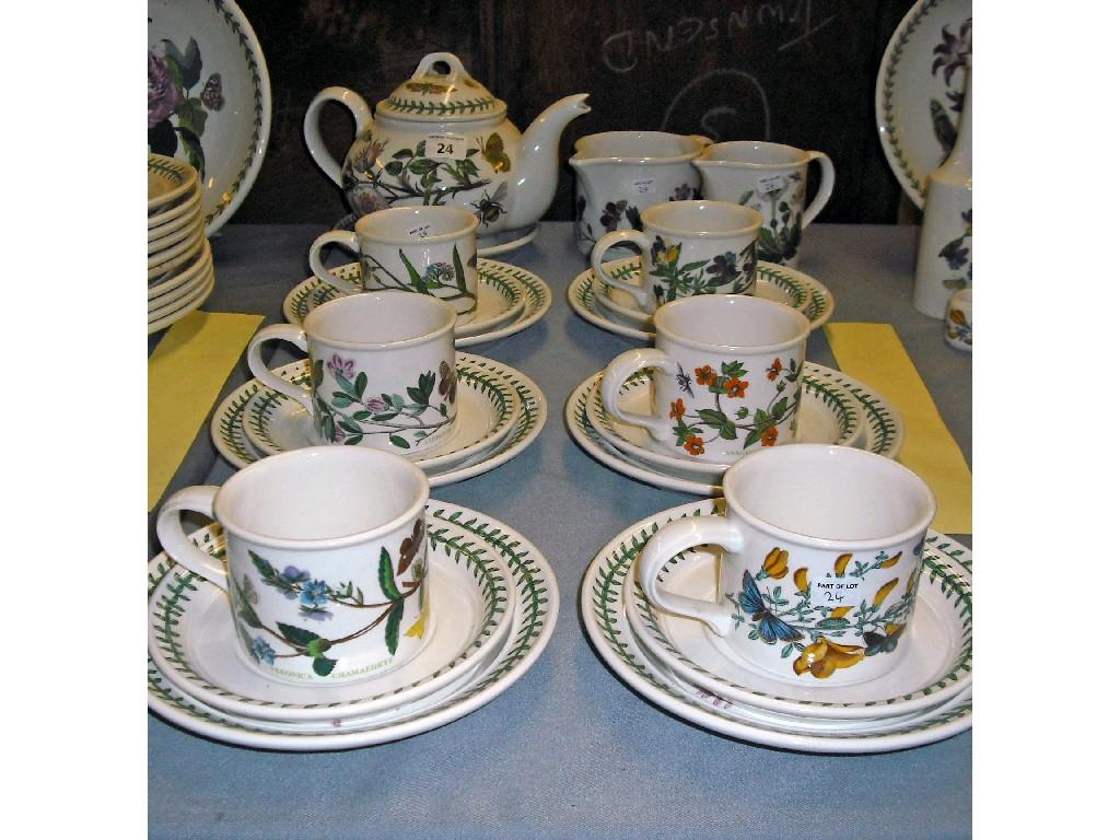 Appraisal: Portmeirion pottery - The Botanic Garden part tea service including