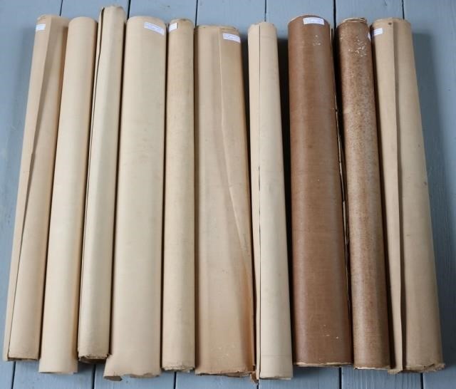 Appraisal: LOT OF TEN TH CENTURY ROLL UP CHARTS TOINCLUDE UPOLU