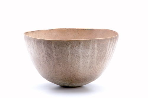 Appraisal: RICHARD DEVORE Stoneware bowl enclosing a hollowed-out center space x