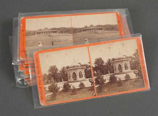 Appraisal: Stereo cards Sixteen from the series ''Gems for the Stereoscope''