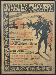 Appraisal: Jules Alexandre Grun - Joyeulx Theatre c poster marked Imp