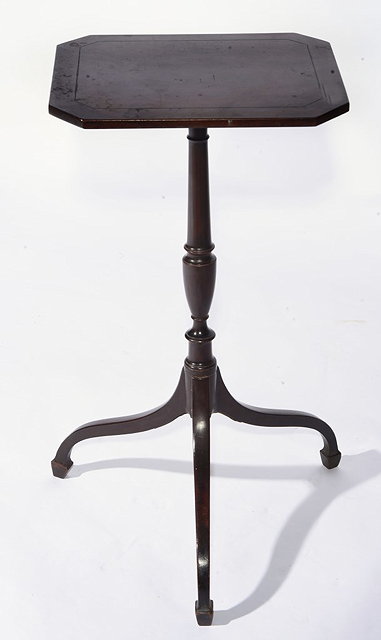 Appraisal: A REGENCY MAHOGANY WINE TABLE with single line of brass