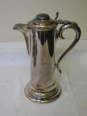 Appraisal: AN ELKINGTON EWER with straight sides scroll loop handle with