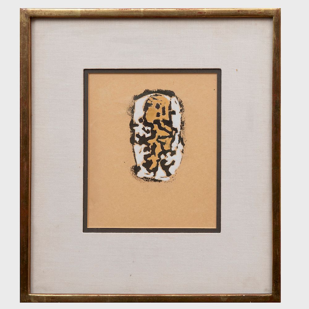 Appraisal: Mark Tobey - Untitled Gouache on paper signed 'Tobey' and