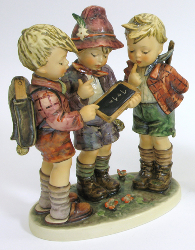 Appraisal: GERMAN HUMMEL FIGURAL GROUP School Boys HUM III - H