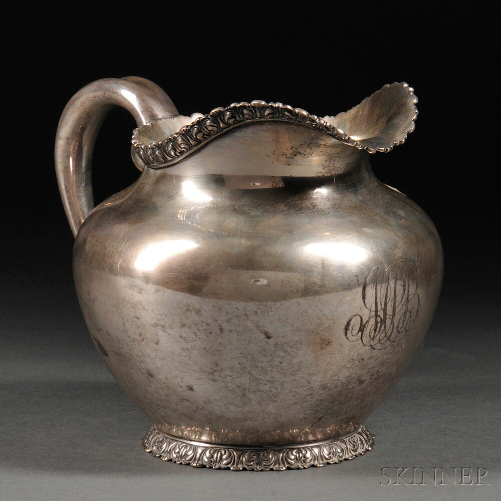 Appraisal: Bigelow Kennard Co Sterling Silver Water Pitcher Boston Massachusetts late