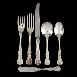 Appraisal: Gorham King George Sterling Silver Flatware pieces service for twelve