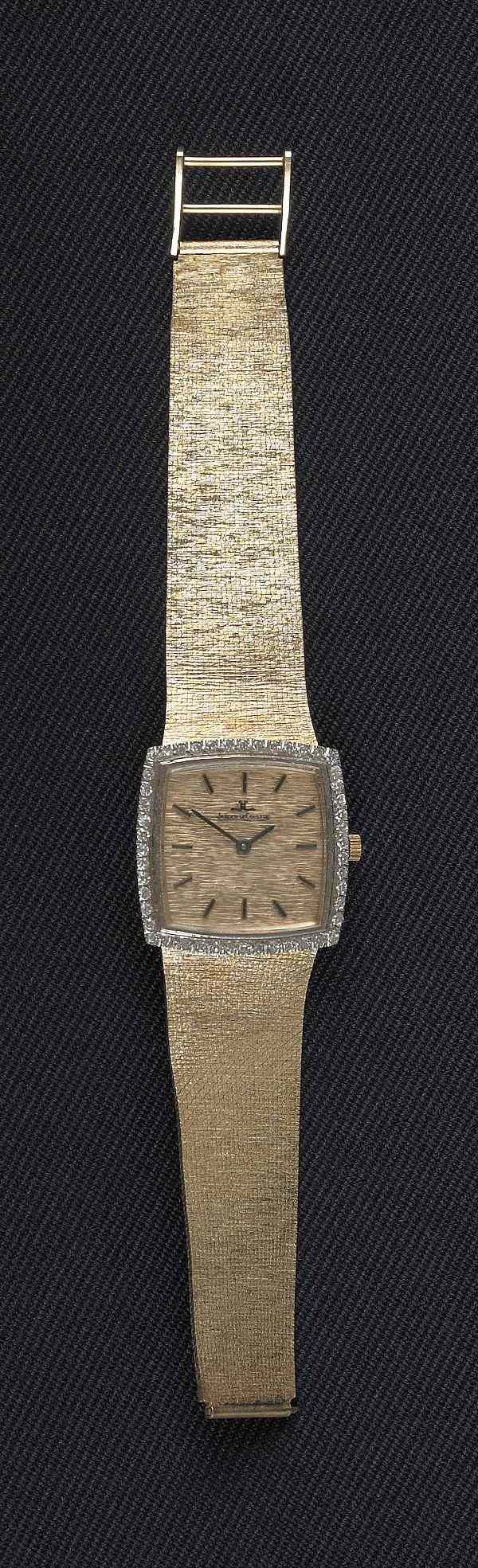 Appraisal: Jaeger Le Coultre K gold women's wristwatch