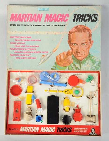 Appraisal: Gilbert Martian Magic Tricks Set Includes original box Box has